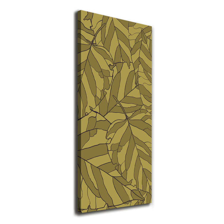Bay Isle Home Leaves Wrapped Canvas Art Prints Wayfair.co.uk
